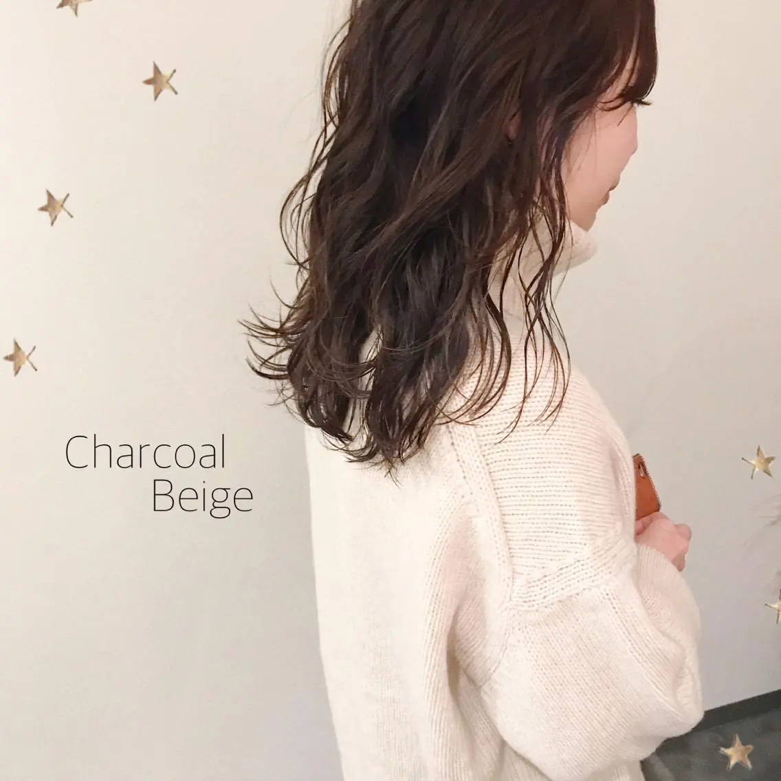 ミディアム カラー カット ヘアカラー 市川 千夏のヘアスタイル