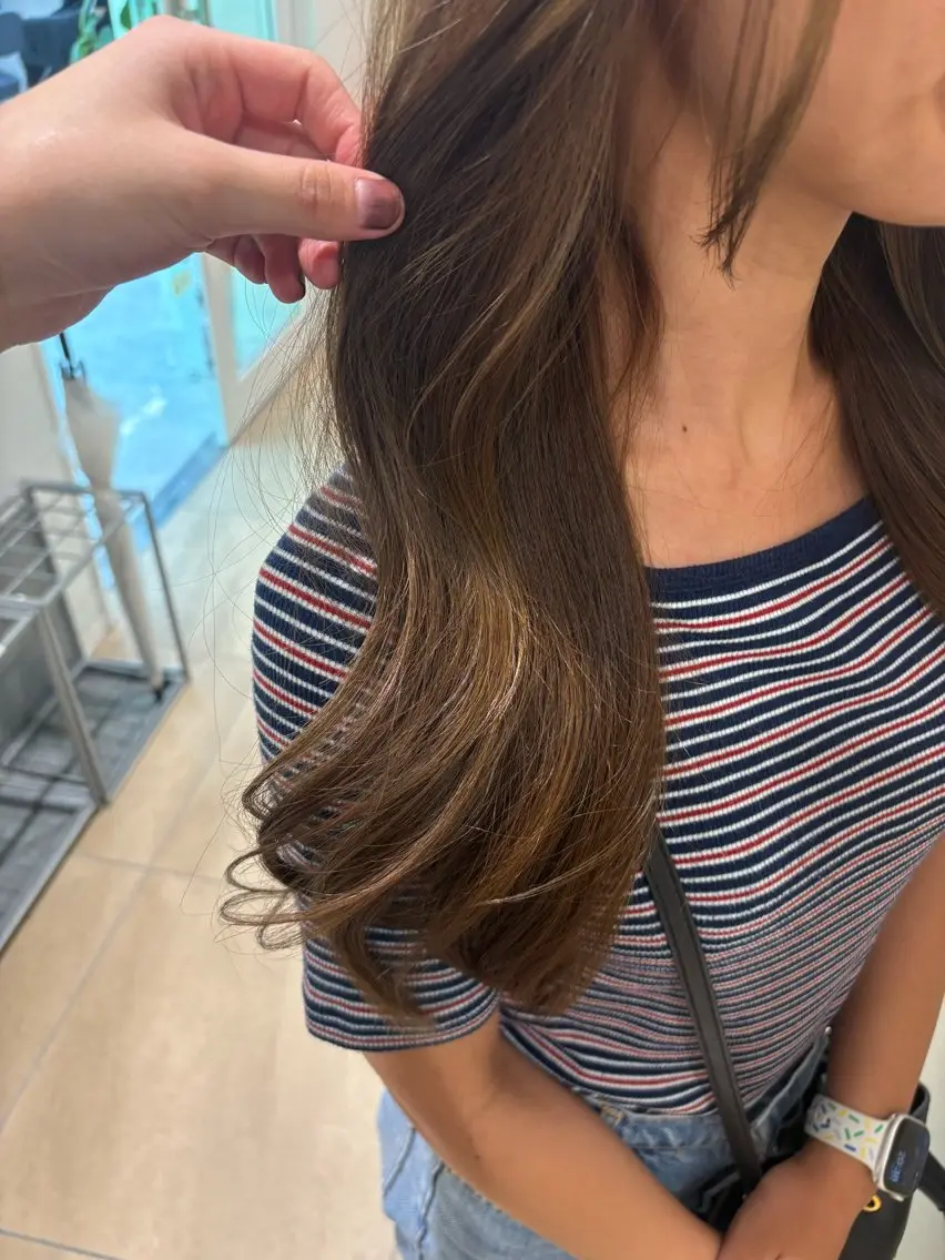ロング カラー ヘアカラー 野口 楓華のヘアスタイル