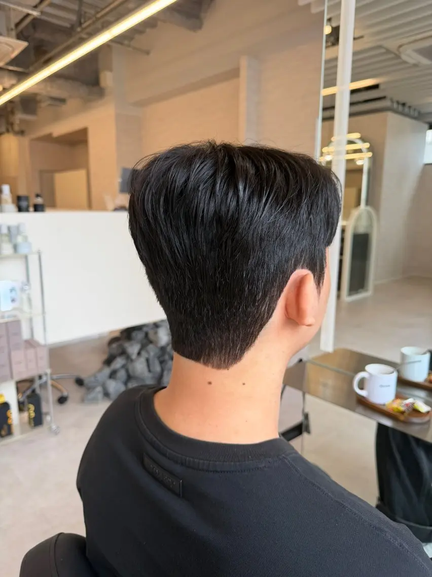 メンズ カット パーマ 韓国式ダウンパーマ 🇰🇷櫻井健のヘアスタイル