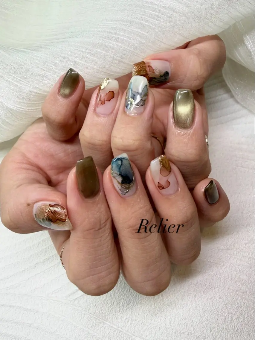 ネイル ハンドネイル Relier ルリエ ayakaのネイルデザイン