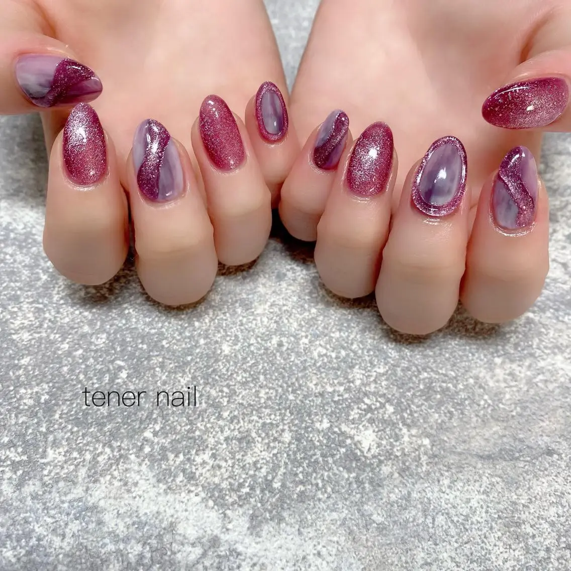ネイル マグネットネイル テネルネイル tener nailのネイルデザイン