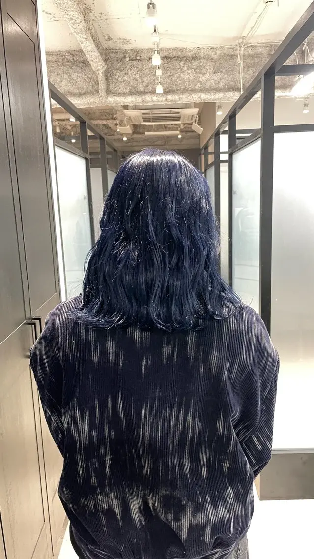 ミディアム ヘアカラー トリートメント 山口滉斗/艶カラー 縮毛矯正/髪質改善のヘアスタイル