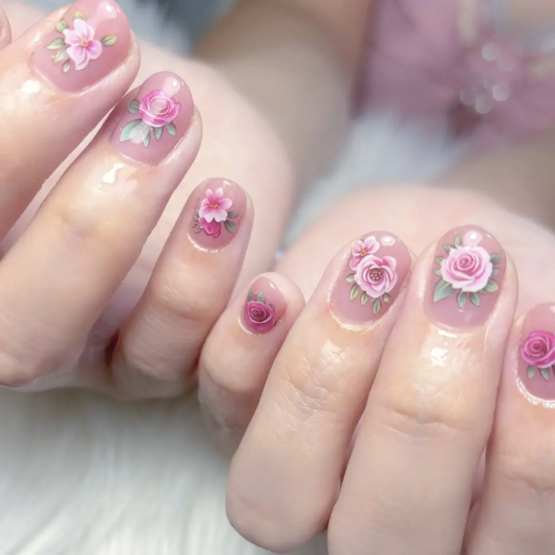 ネイル ハンドネイル nail salon M'U ｒｕｎａ🎀のネイルデザイン