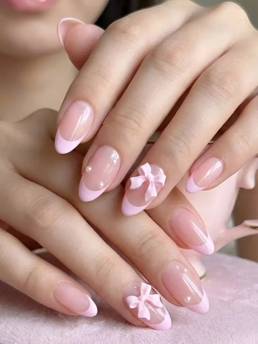 ネイル 長さ出し フレンチネイル グラデーション 韓国ネイル マグネットネイル ハンドネイル BT HEAVEN nailのネイルデザイン