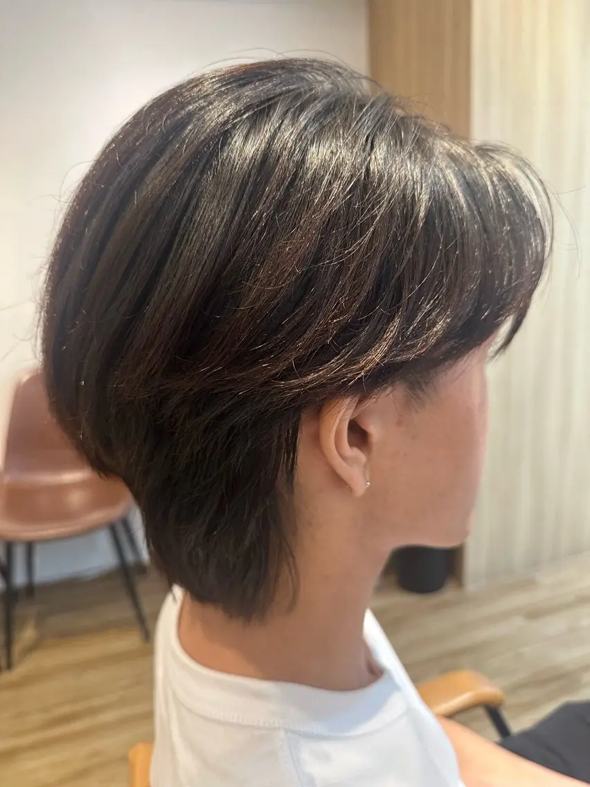 ミディアム パーマ メンズ 縮毛矯正 ✨✂️Nori ✂️✨のヘアスタイル