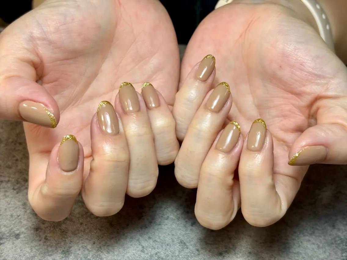 ネイル シンプルネイル ハンドネイル GéRanium Harukaのネイルデザイン