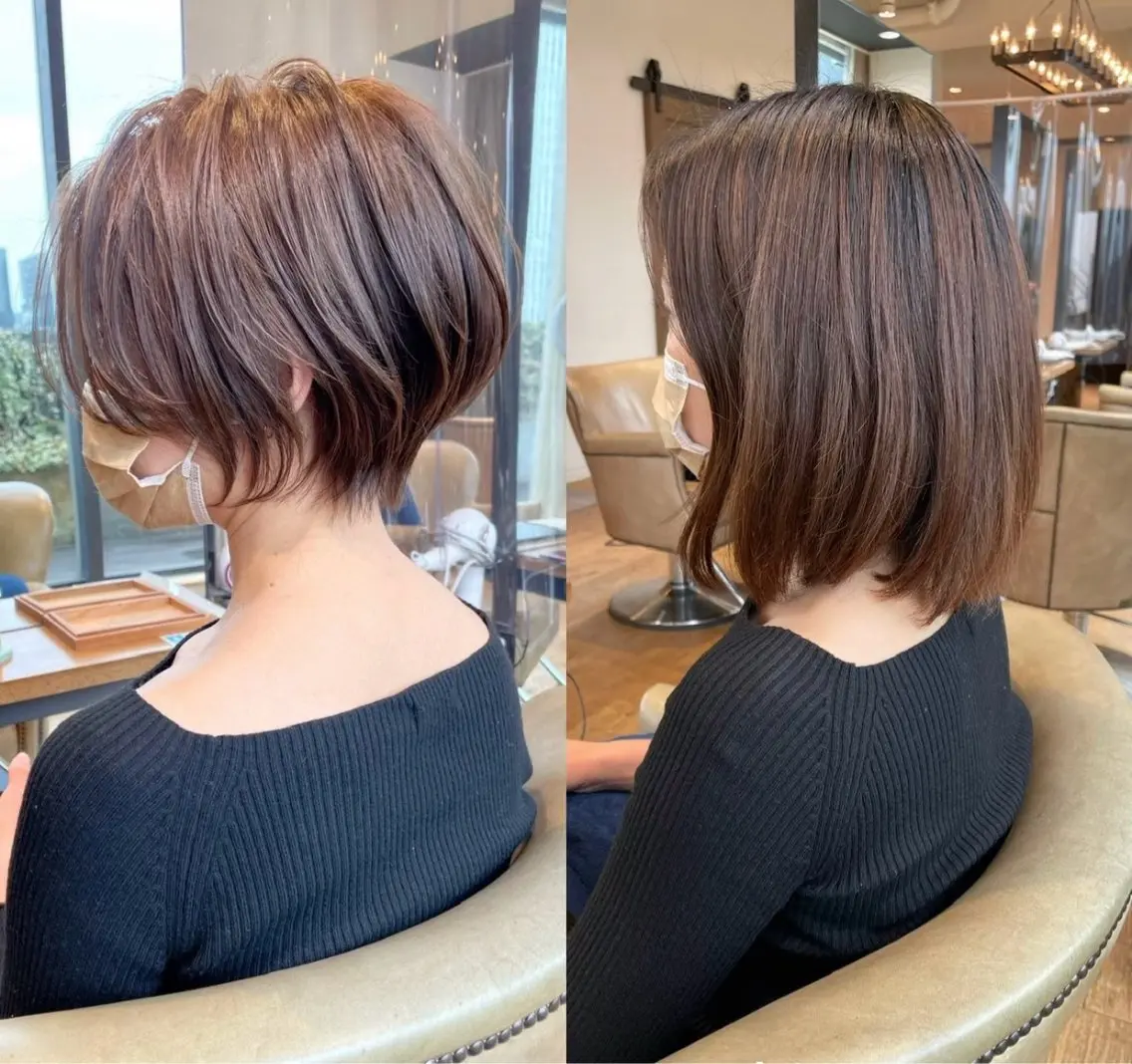 ショート カラー カット ヘアカラー トリートメント 《6月限定🉐価格》 /ショート特化/荒砂のヘアスタイル