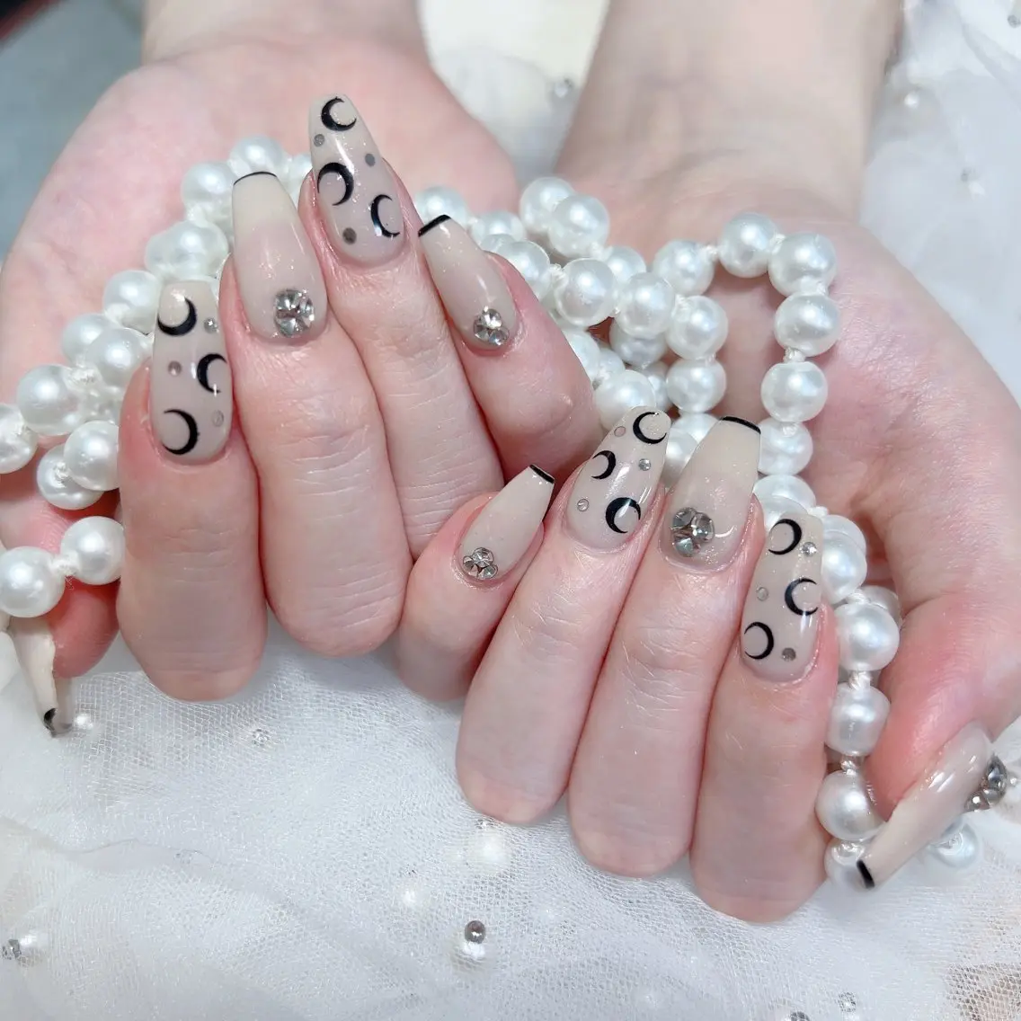 ネイル ハンドネイル M 🌷Nail 長さだし専門店のネイルデザイン
