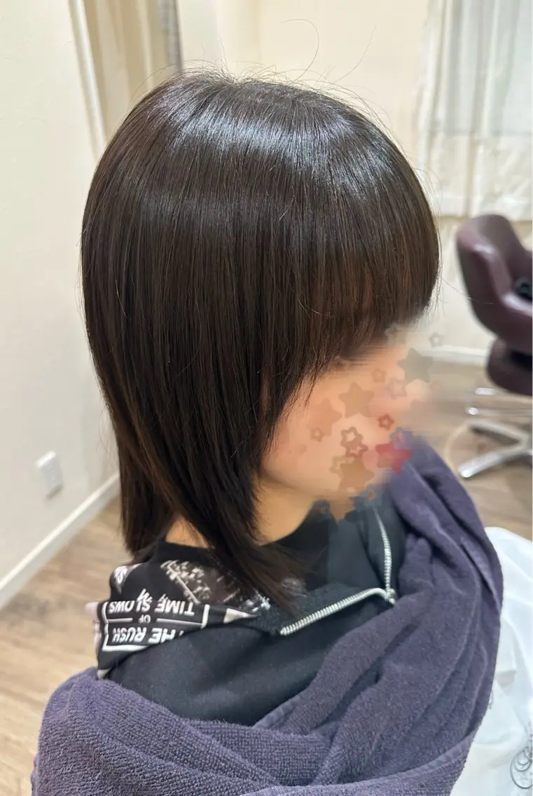 ミディアム ミディアムレイヤー レイヤーカット o chihanaのヘアスタイル