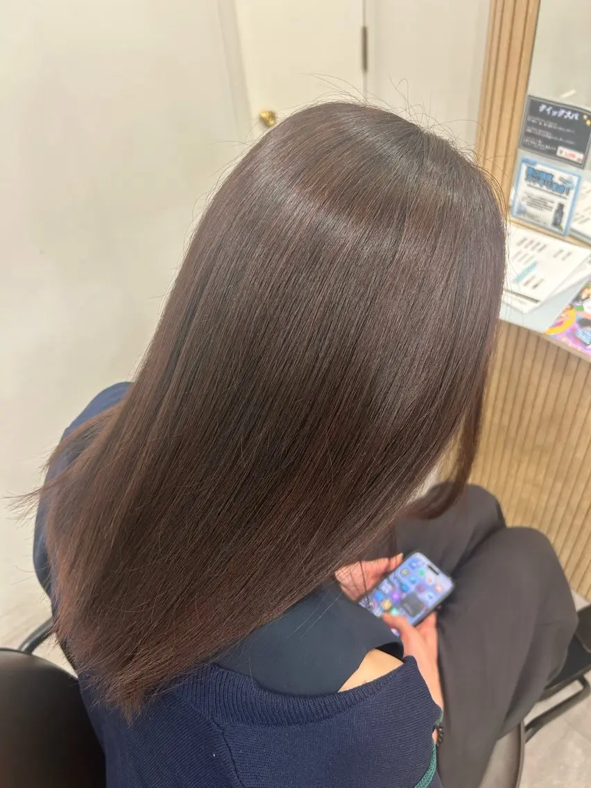 セミロング カラー ヘアカラー SHIAN なつきのヘアスタイル