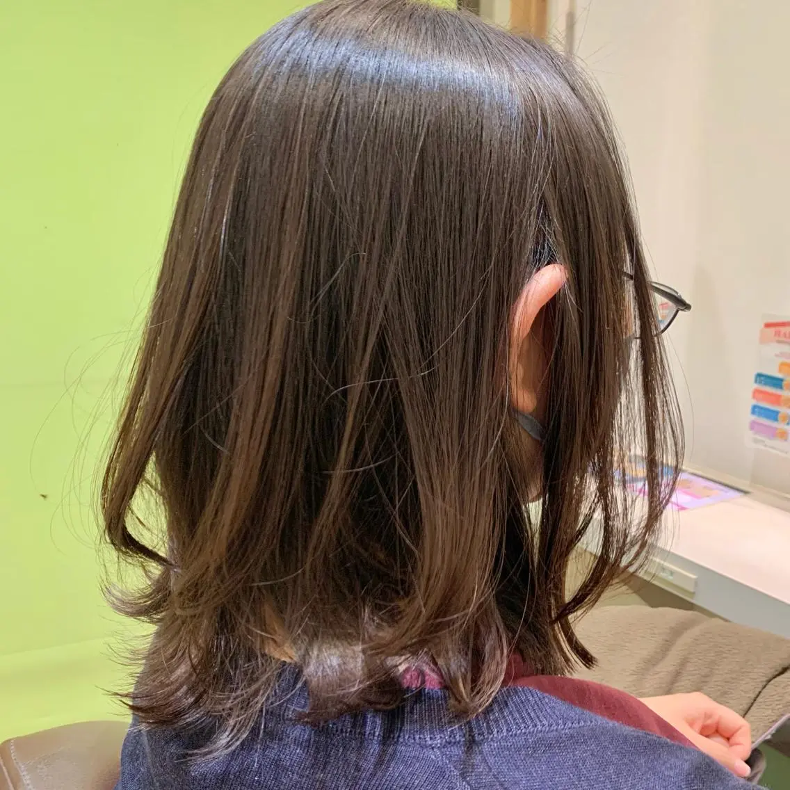 ミディアム ヘアアレンジ ミディアムレイヤー 伸ばしかけ レイヤーカット カット ショート×カラー 🦊堀米早紀【荻窪】のマツエク・マツパデザイン