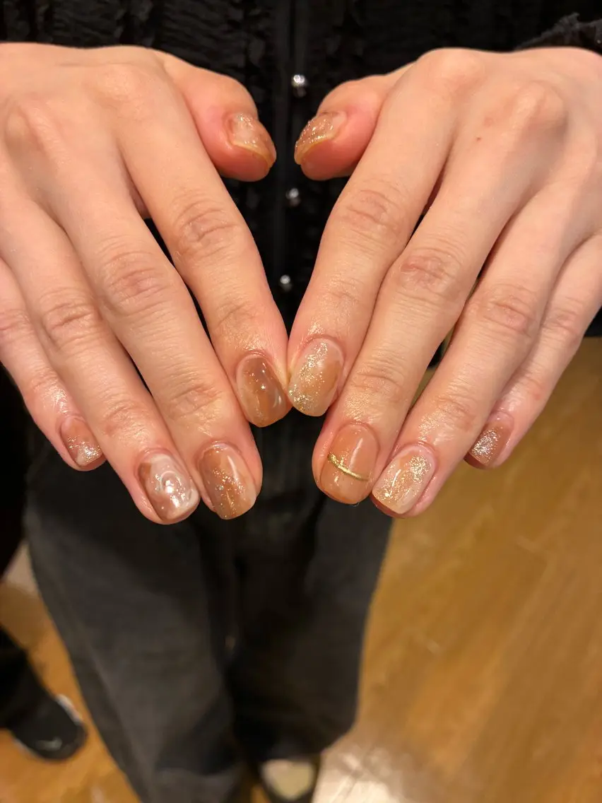 ネイル ニュアンスネイル レナークプルミエ 太田のネイルデザイン