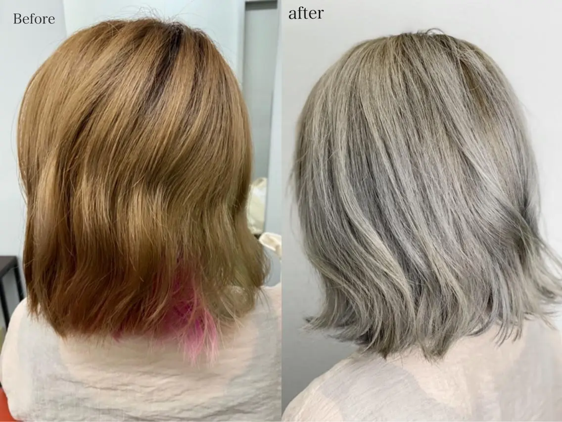 ショート カラー ヘアアレンジ BAY ソウタのヘアスタイル