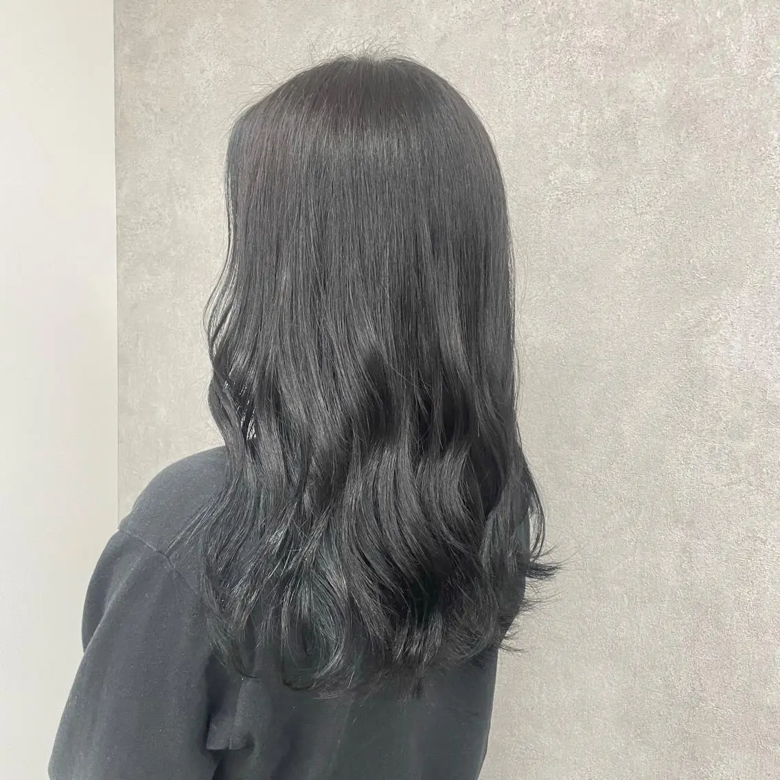 ロング カラー Blue/博多/ 水口莉沙のヘアスタイル