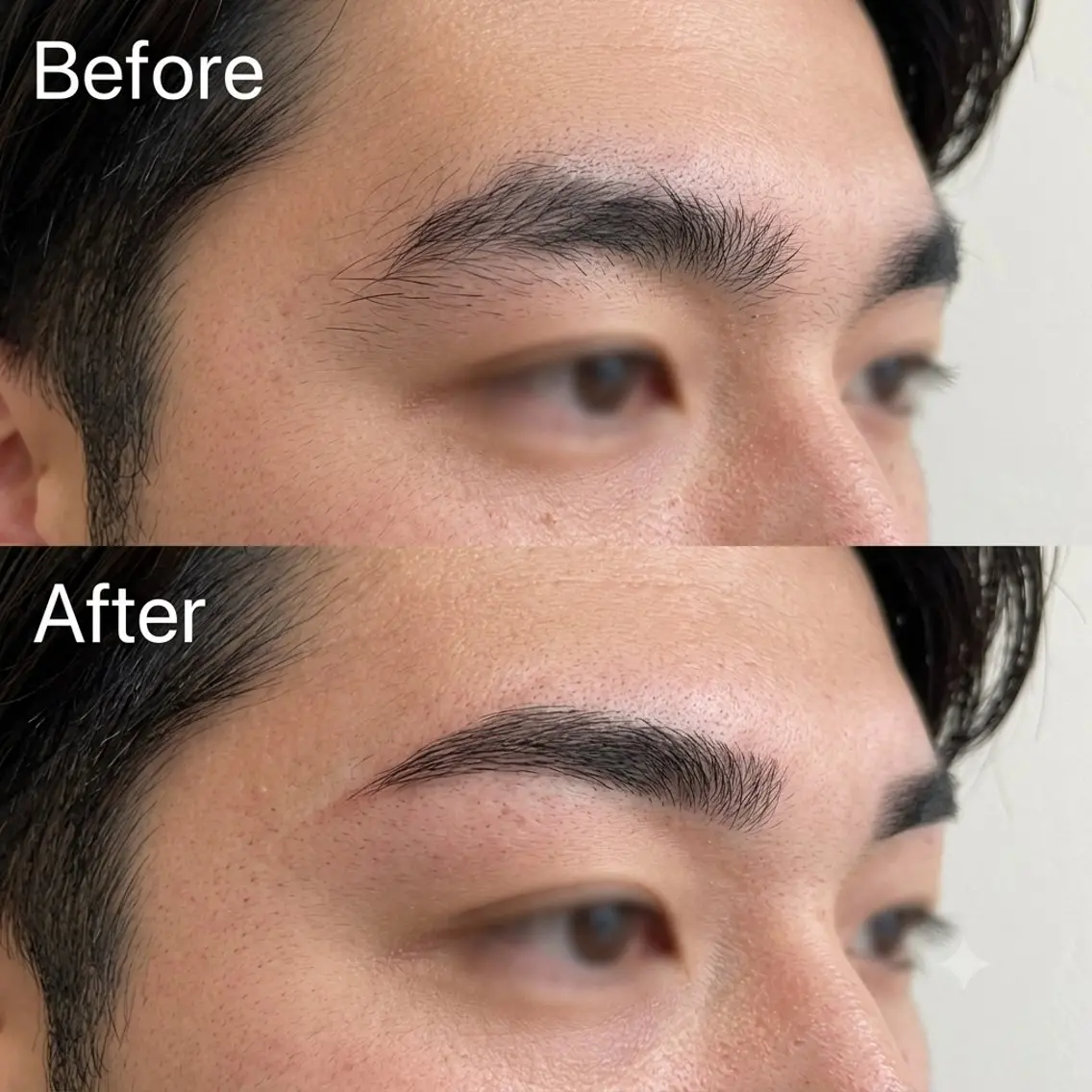 【15分で好印象に♪】メンズ眉毛カットの写真