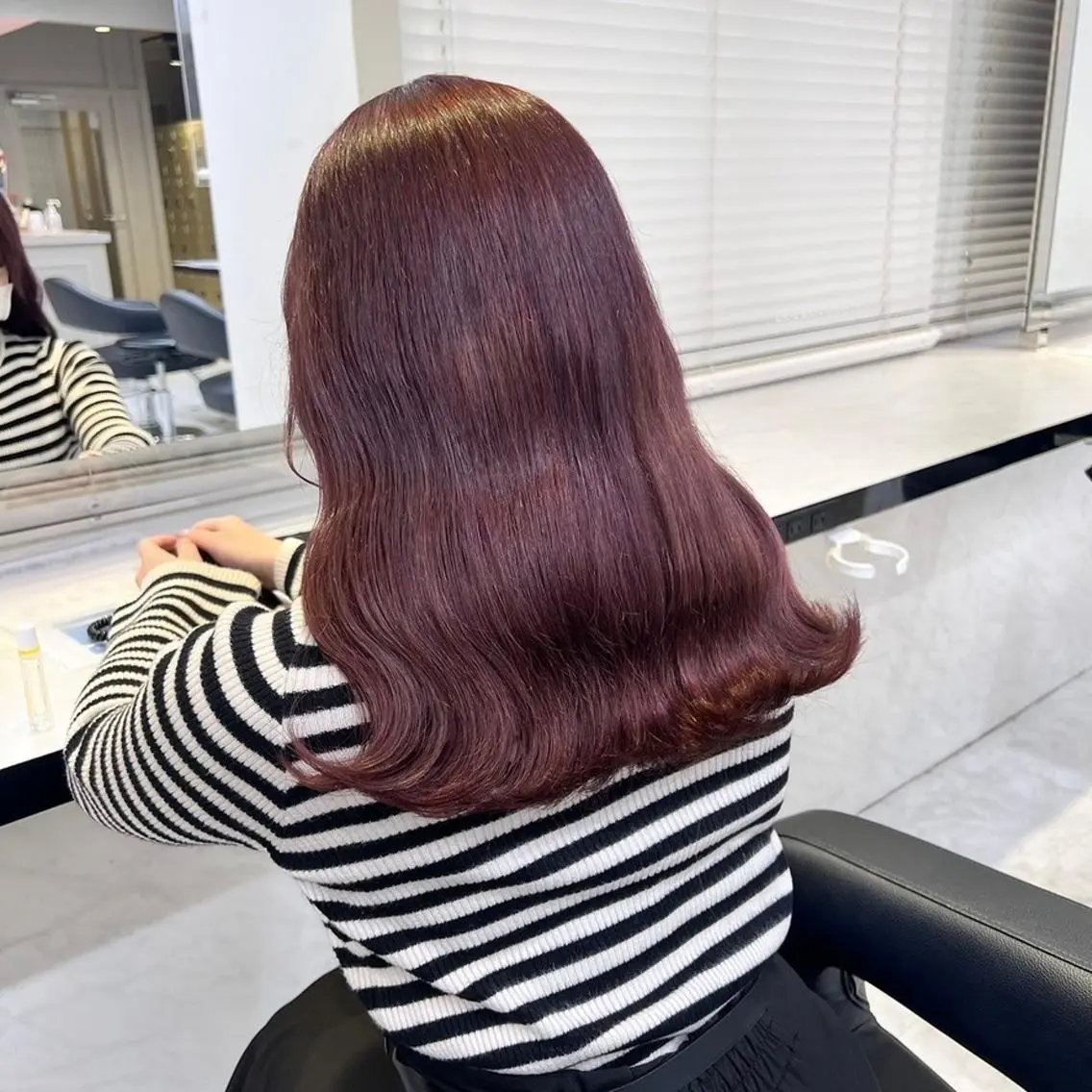 カラー ブリーチありorなし 暖色カラー🎀セナのヘアスタイル