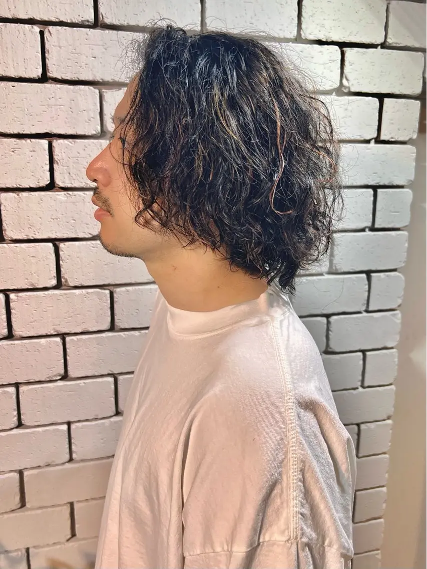 ショート パーマ メンズ メンズパーマ職人 加藤 弘貴のヘアスタイル