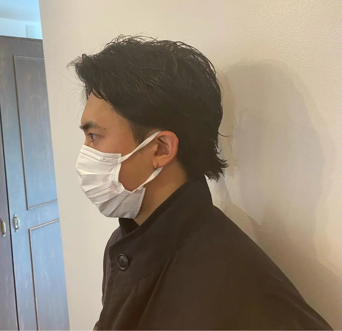 ショート メンズ カット パーマモデル募集中 渥美翔人のヘアスタイル