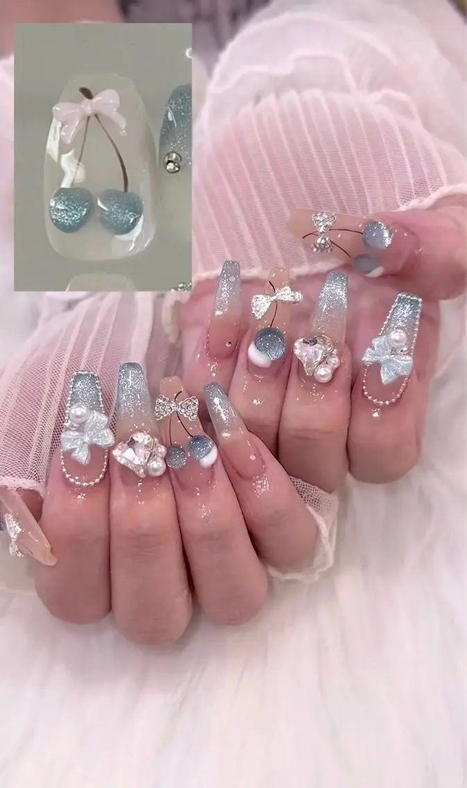 ネイル アートネイル 長さ出し フラッシュネイル ジェルネイル 韓国ネイル ハンドネイル Yuri.nail studioのネイルデザイン