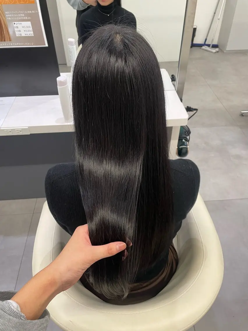 ロング カラー カラーモデル募集/ 森本明花のヘアスタイル