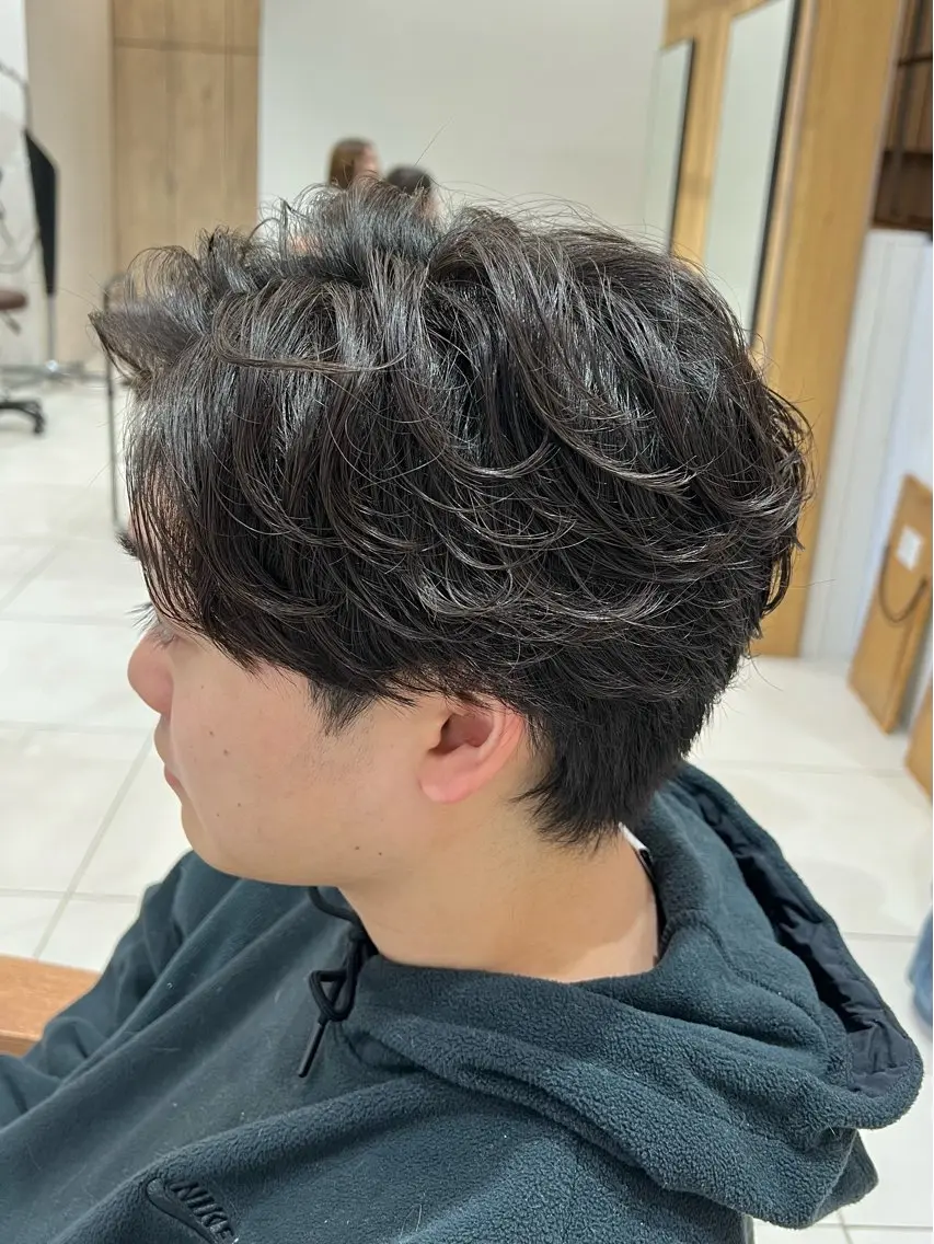 メンズ フェザーパーマ メンズパーマ メンズ特化🔥パーマ 支持率1🔥たけしのヘアスタイル