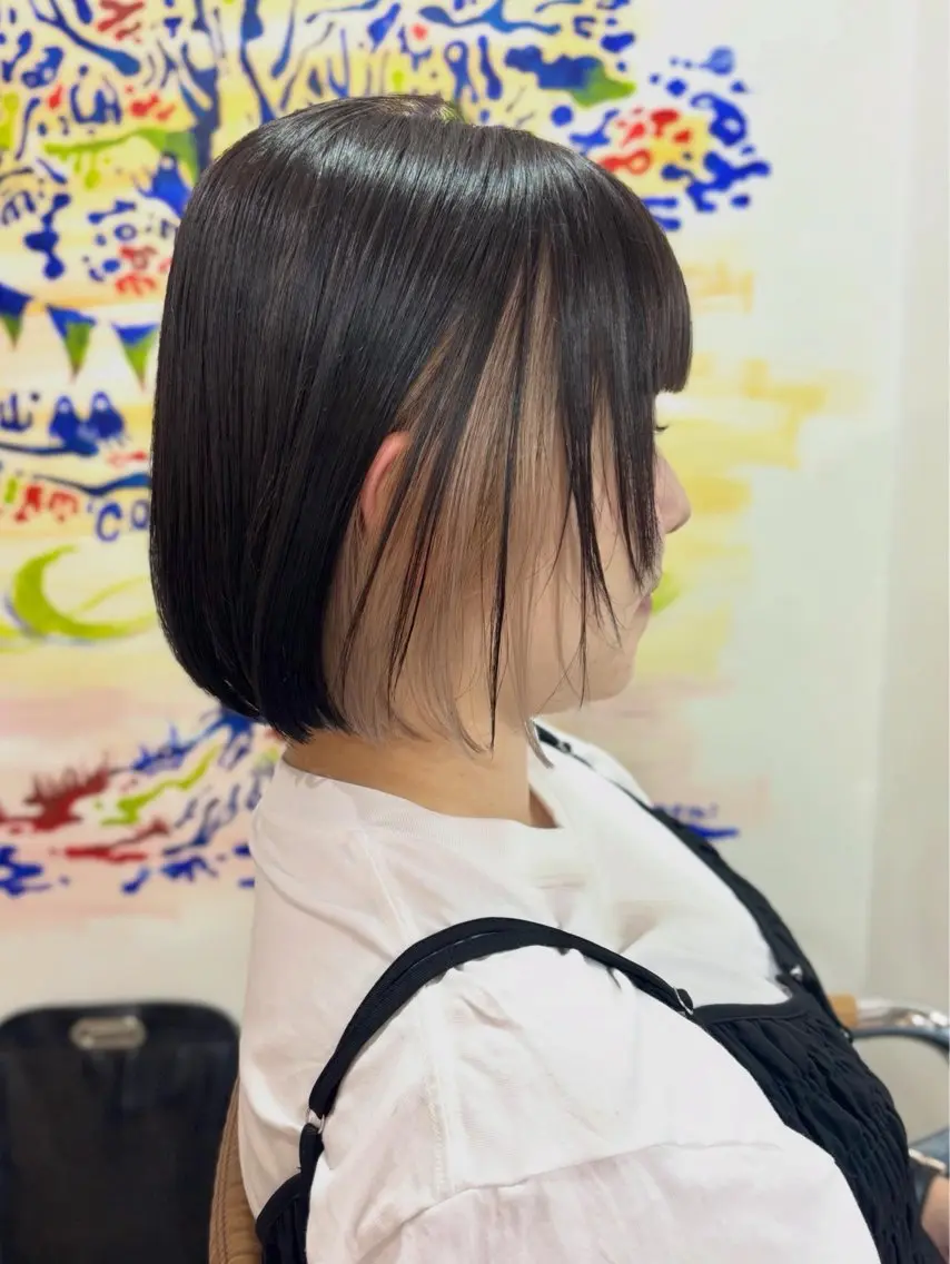 ショート カラー カット 縮毛矯正 トリートメント 髪質改善/ヘアケア coiiはしもとはなのヘアスタイル
