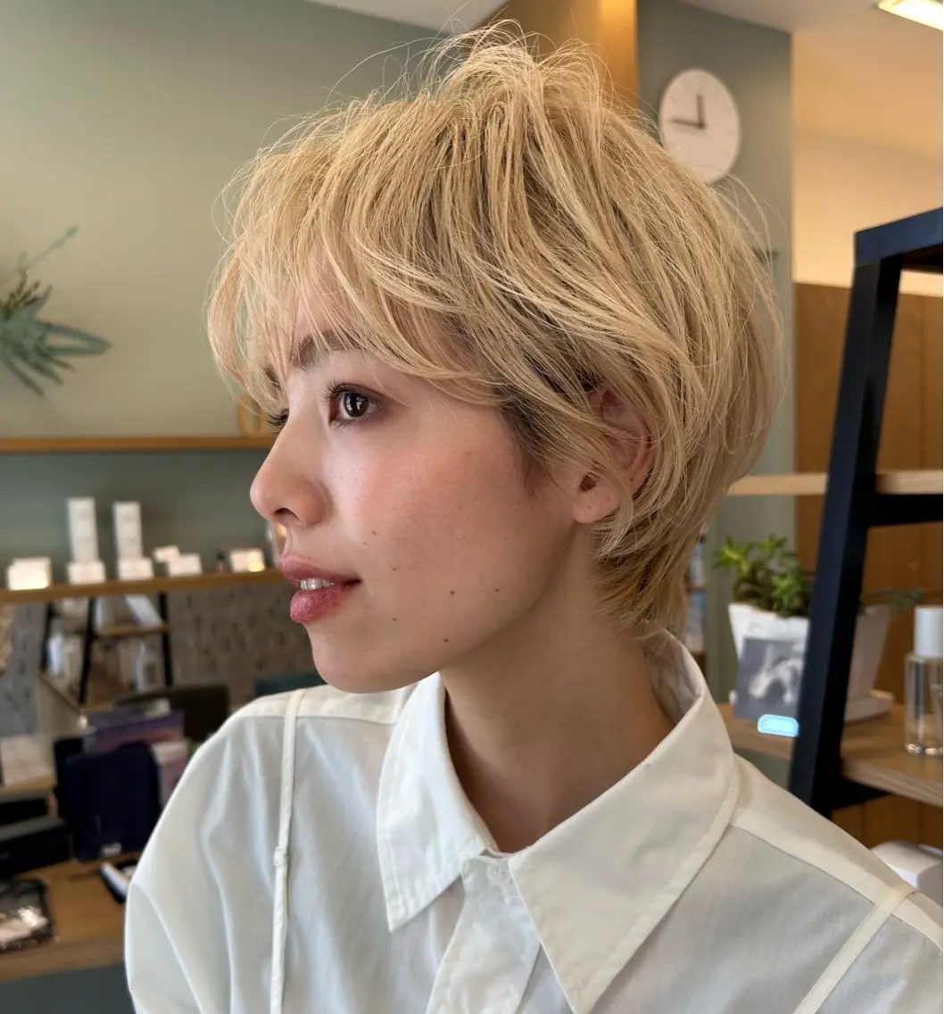 ショート ショートヘア 櫻間 彩心のヘアスタイル