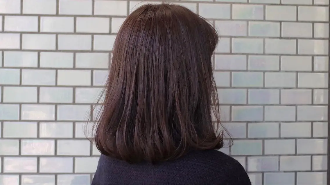 ミディアム カラー 当日予約🆗✂︎ ウエモト　タクのヘアスタイル
