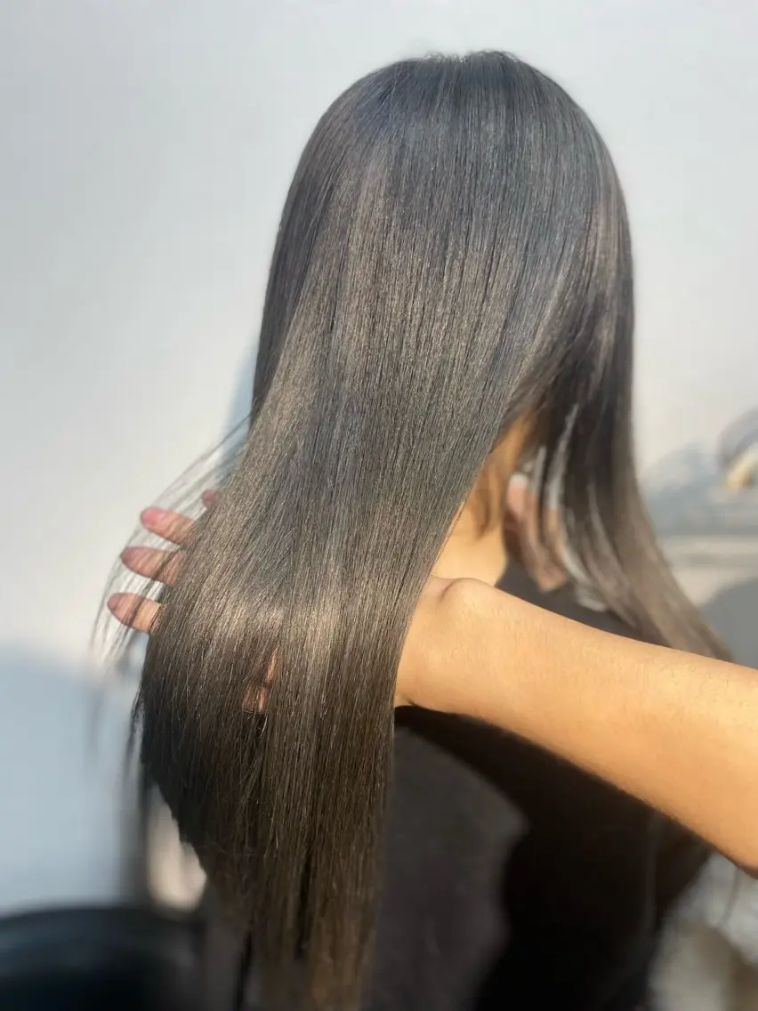 ロング 髪質改善 ヘアカラー 池田 亮雅のヘアスタイル