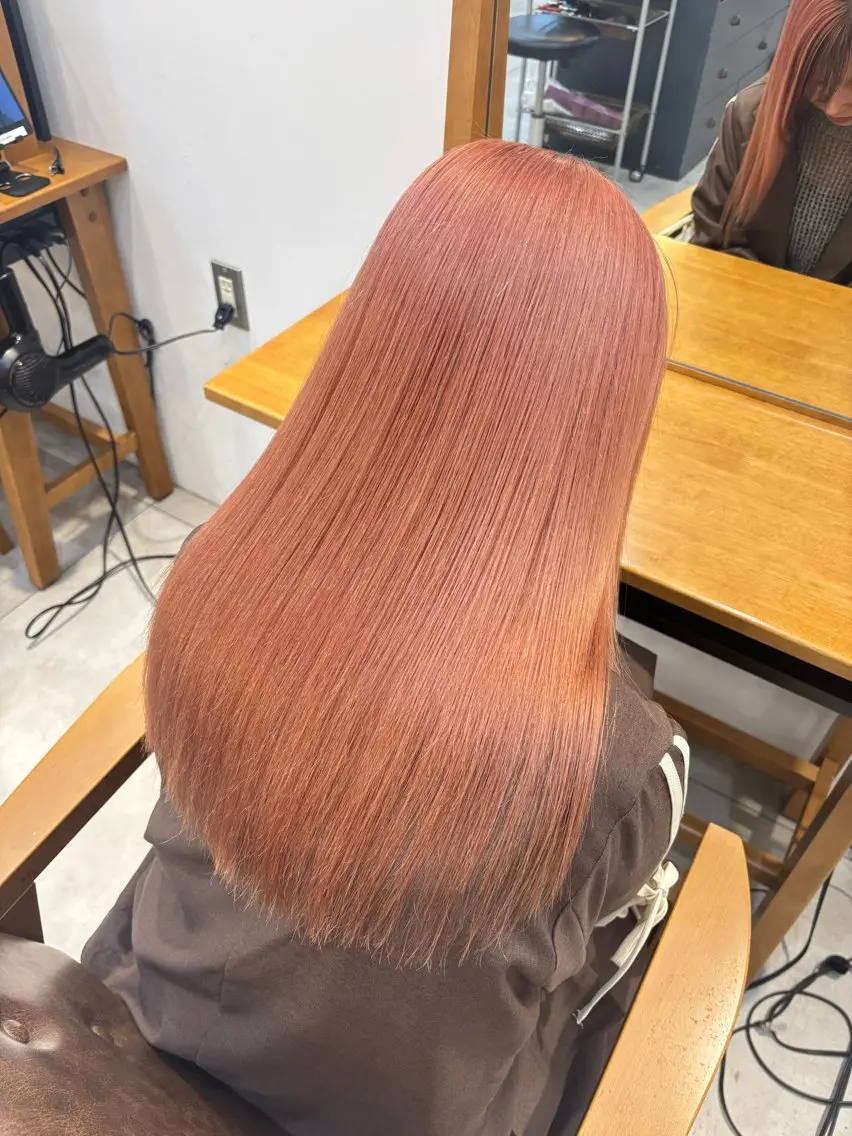 ロング カット ヘアカラー トリートメント akina*ブリーチ ♡トレンドヘアのヘアスタイル