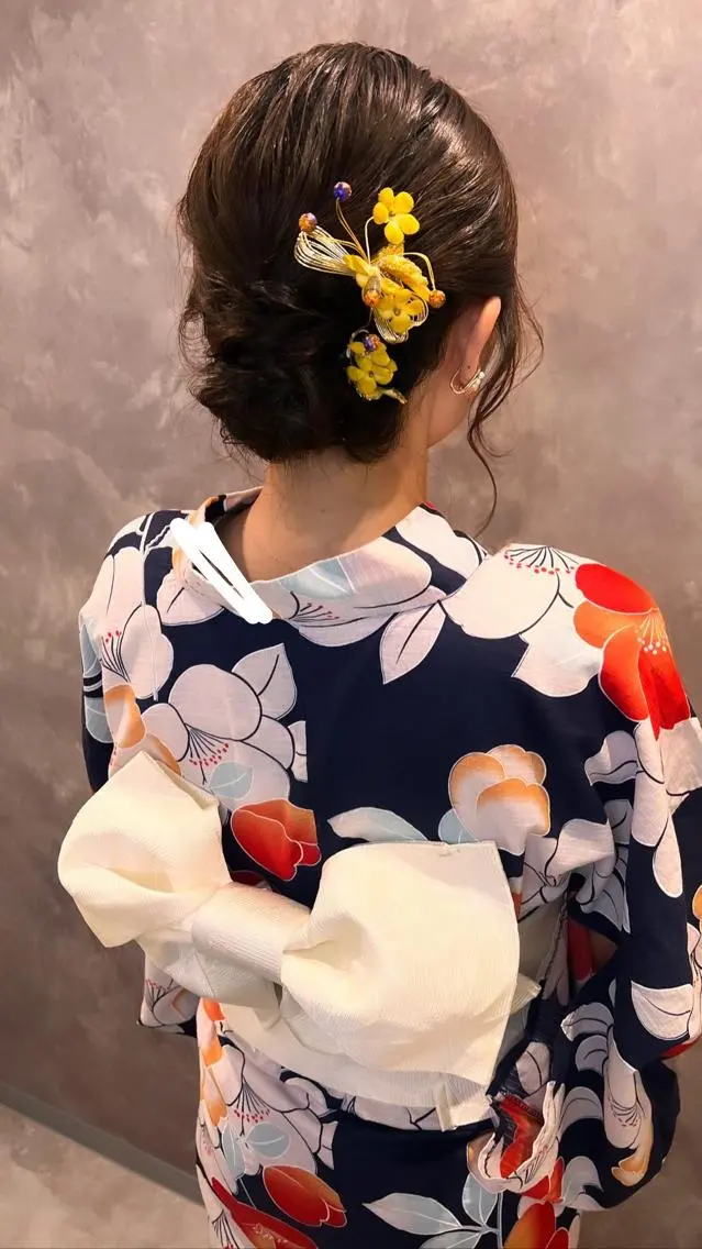 浴衣着付け(ヘアセット別)🫣👾💓の写真