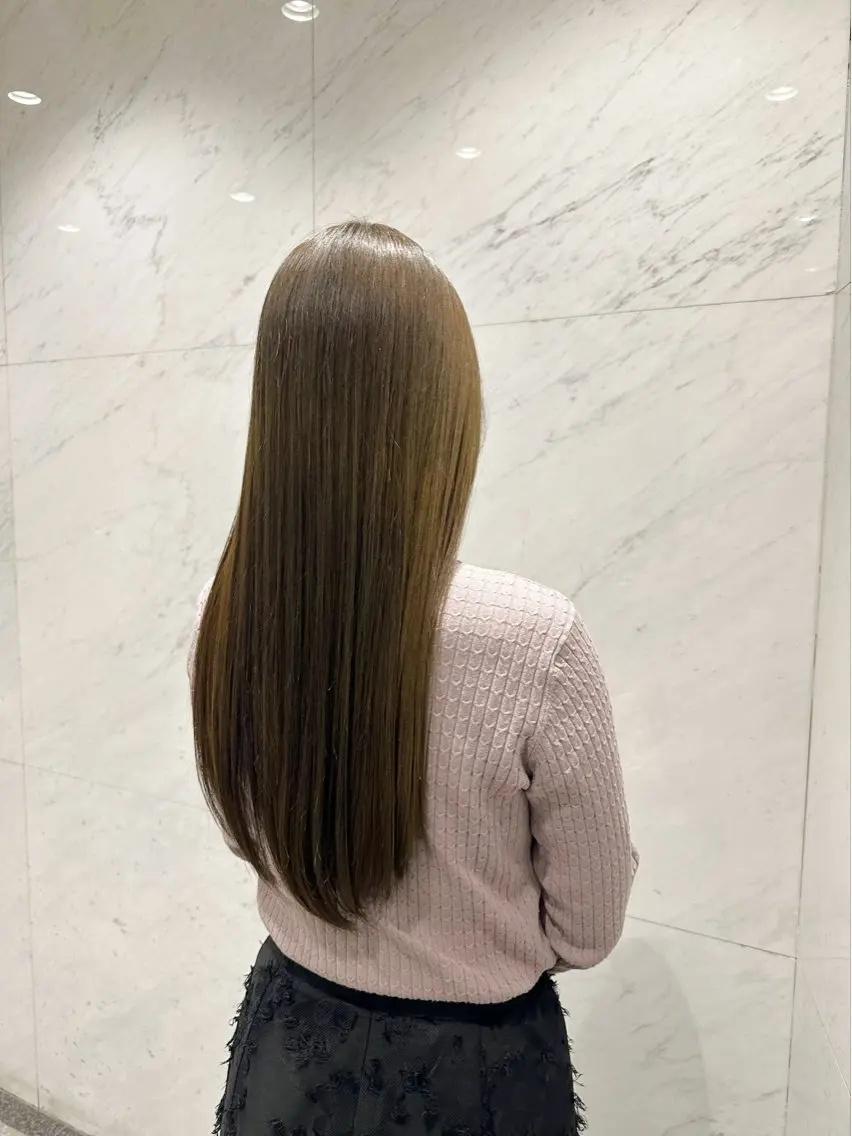ロング カラー ヘアカラー トリートメント 古田 昂也のヘアスタイル