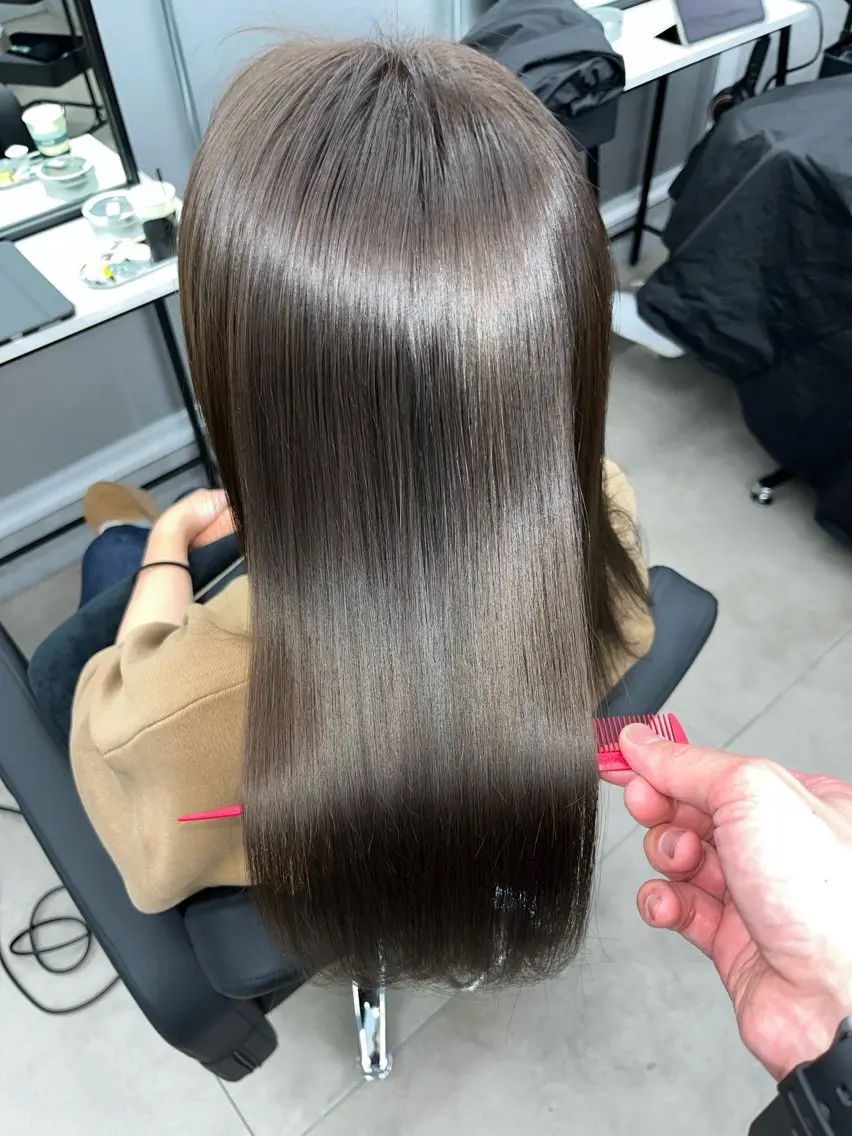 ロング カラー パーマ 🌈艶髪/髪質改善 新宿itouのヘアスタイル
