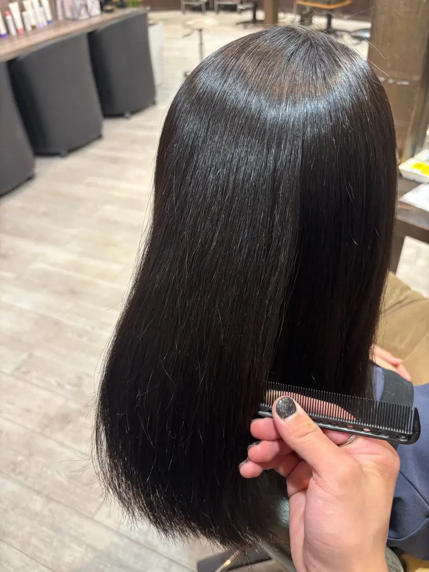 ミディアム ヘアカラー 縮毛矯正 【モデル様募集中】 渡邊 マサキのヘアスタイル