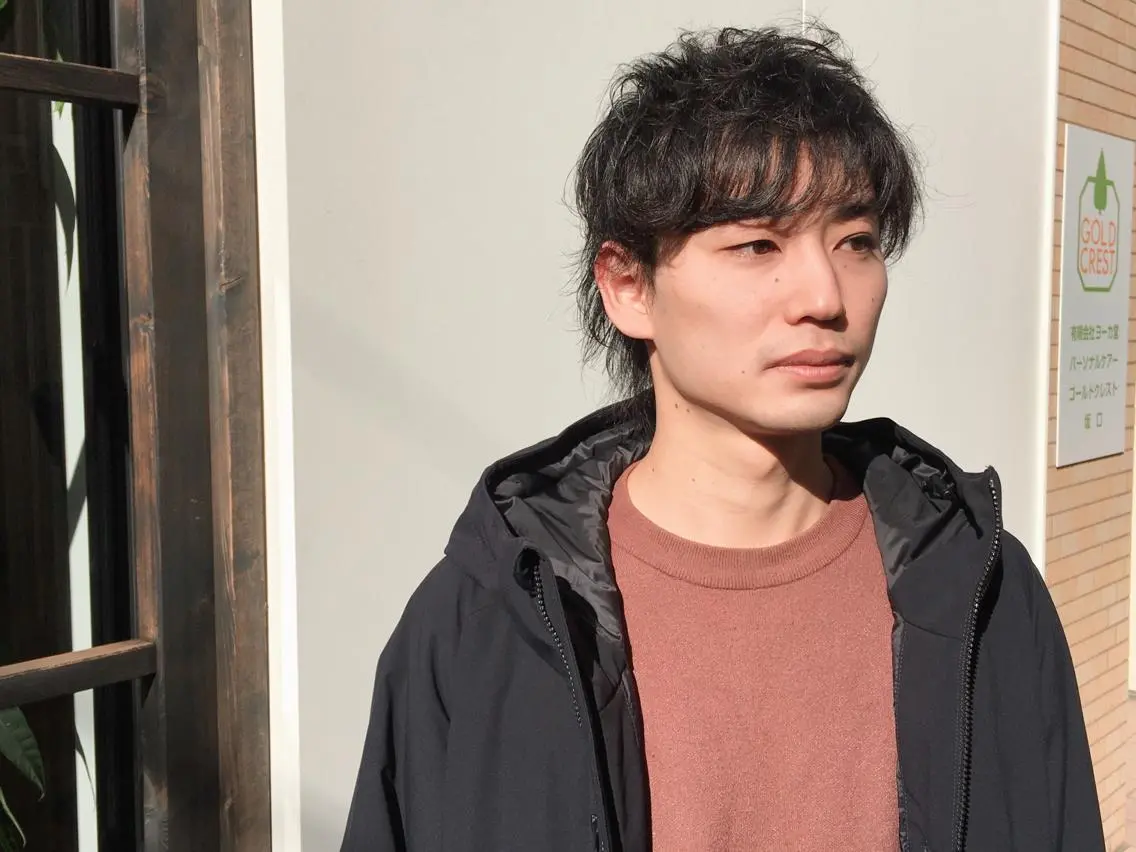 ショート パーマ メンズ メンズウルフカット ウルフカット すごう こうへいのヘアスタイル