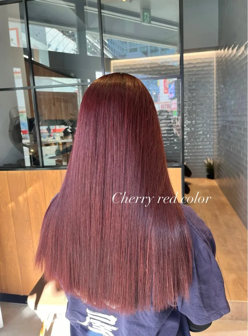 【minimo限定🍒】カット+ブリーチなしWカラー + 1stepトリートメントの写真