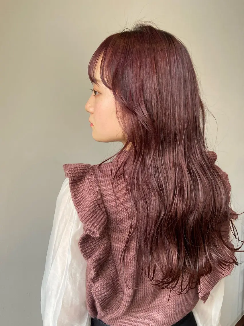 透明感ダブルカラー(ブリーチなし)の写真