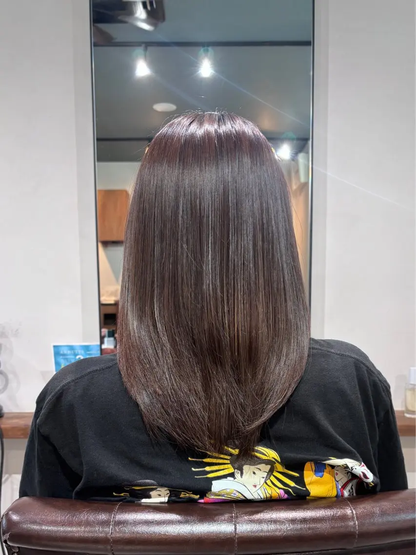 ミディアム ヘアカラー 海老名駅🫧トレンド カラー🫧橋本小雪のヘアスタイル