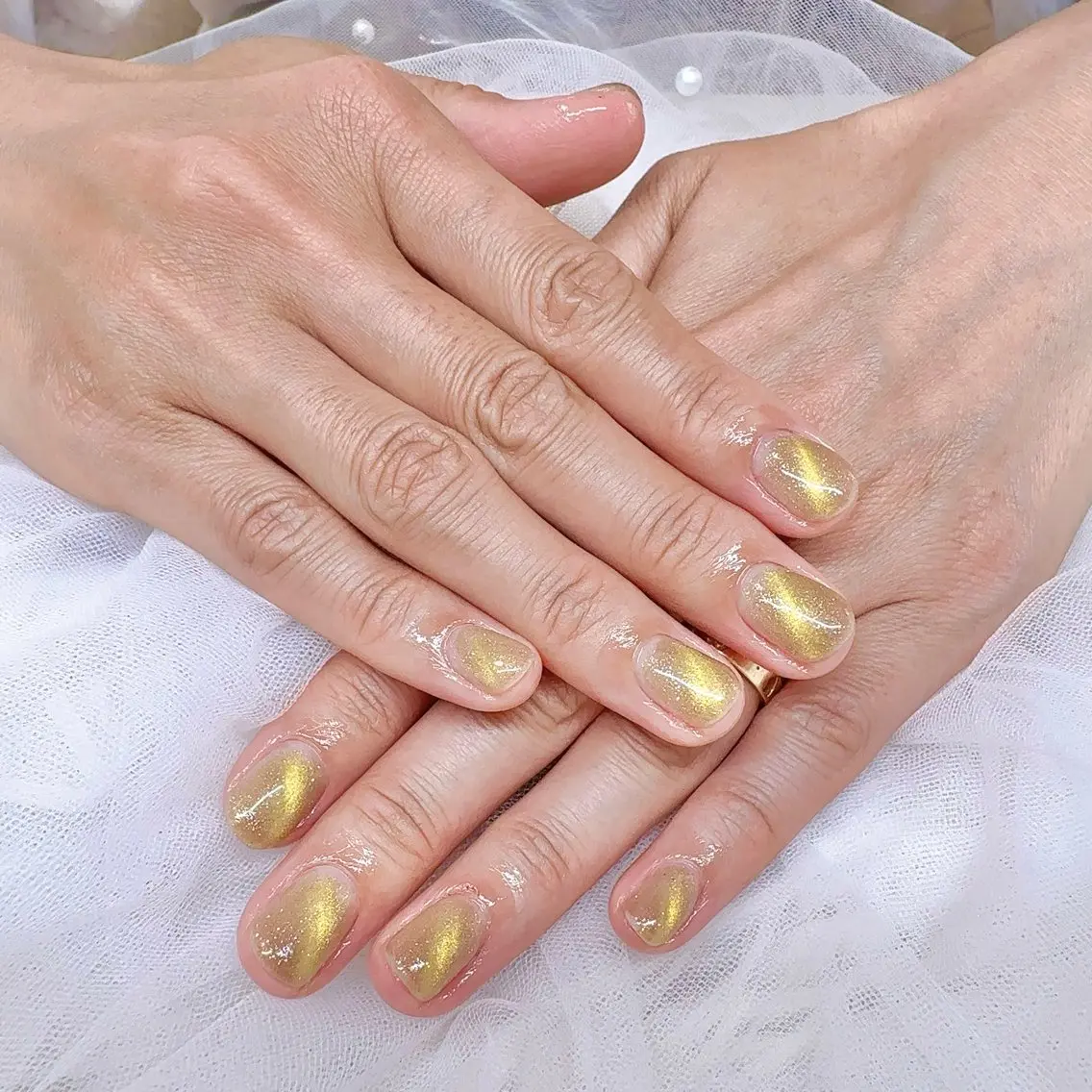 ネイル マグネットネイル ワンカラーネイル LOA.NAIL 本八幡店💞Kyouのネイルデザイン