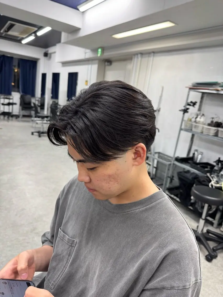 メンズ ツイスパ/シャドウ MANARUのヘアスタイル