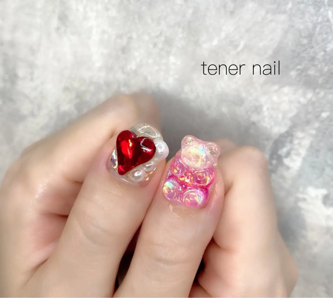 ネイル ハート テネルネイル tener nailのネイルデザイン