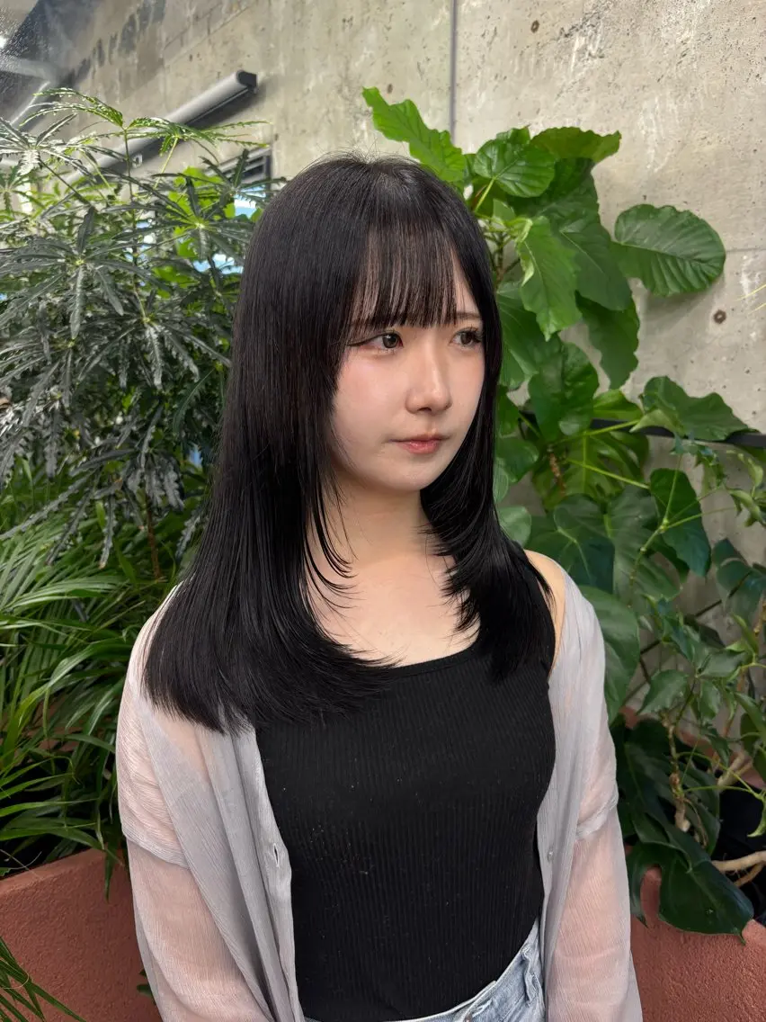 【サラツヤヘアに✨️】カット+艶カラー+カクテルトリートメントの写真