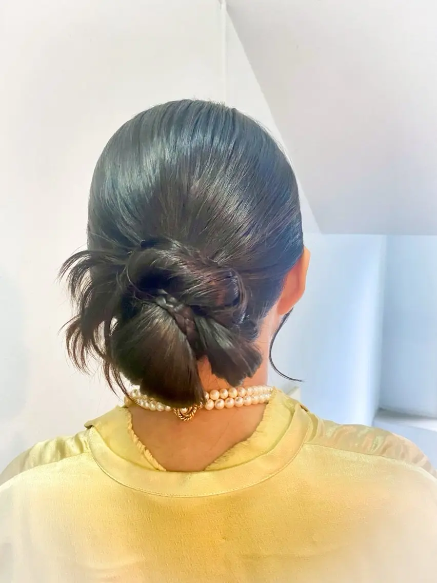 リピーター様🎀ヘアセット(アップスタイル)の写真