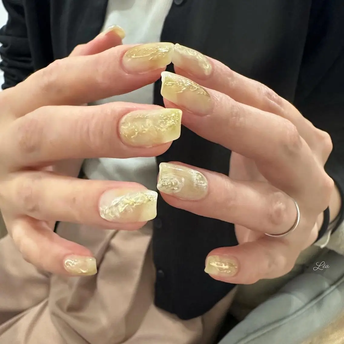 ネイル ジェルネイル パラジェル Léa nailのネイルデザイン