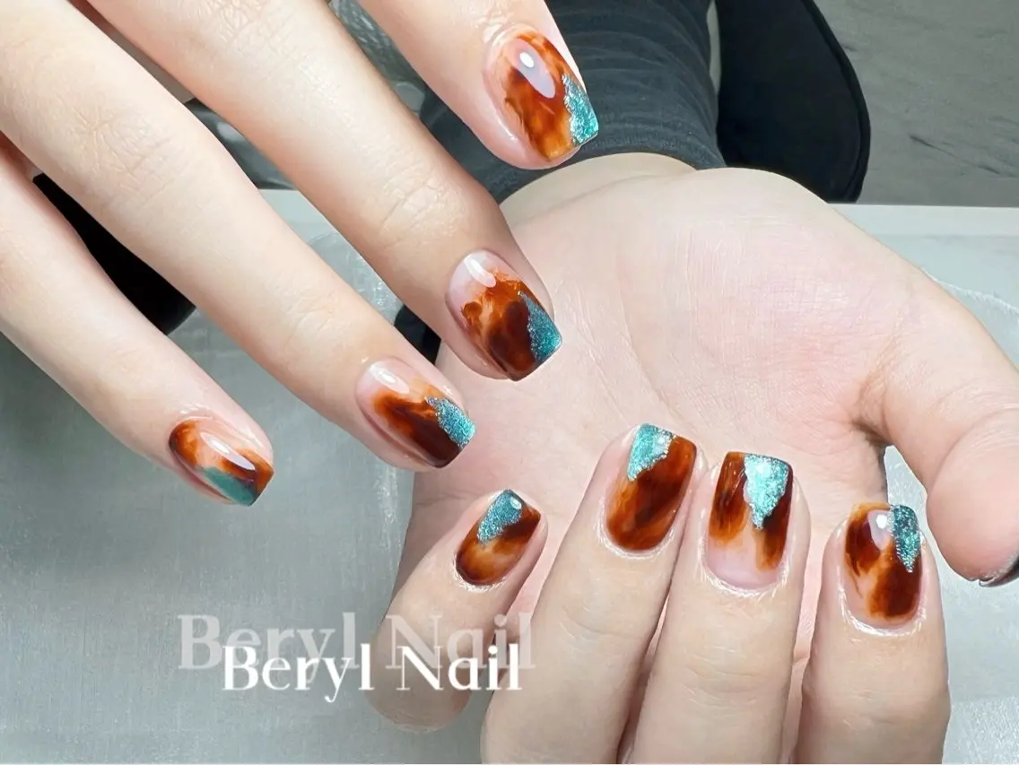 ネイル Beryl Nail 新大久保のネイルデザイン