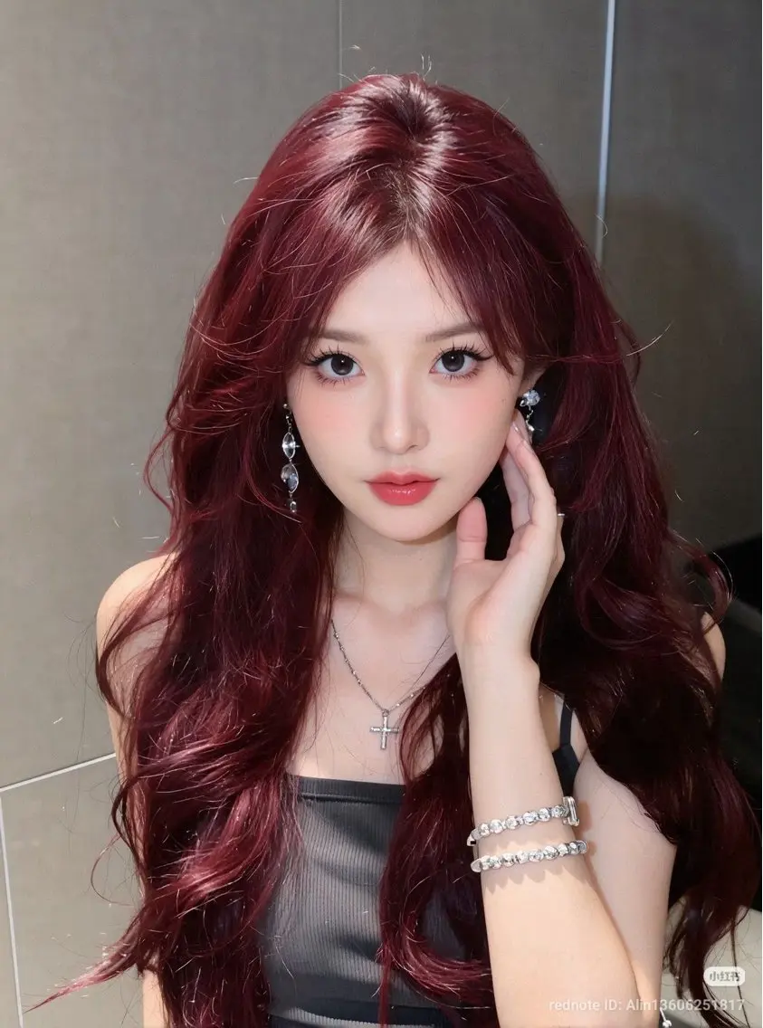 🍀モデル様募集中🍀 ナチュラル色気ワインレッド🫧❤️の写真