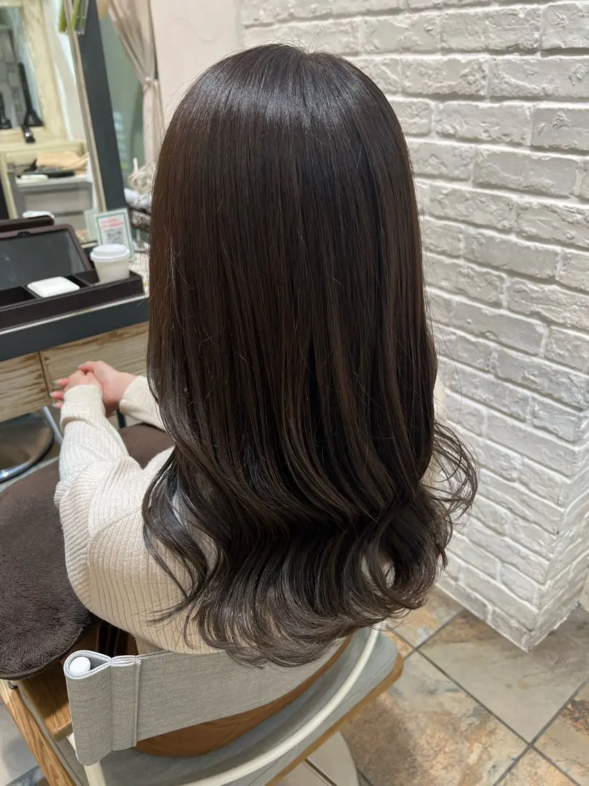 ロング カラー 下池 紗加のヘアスタイル