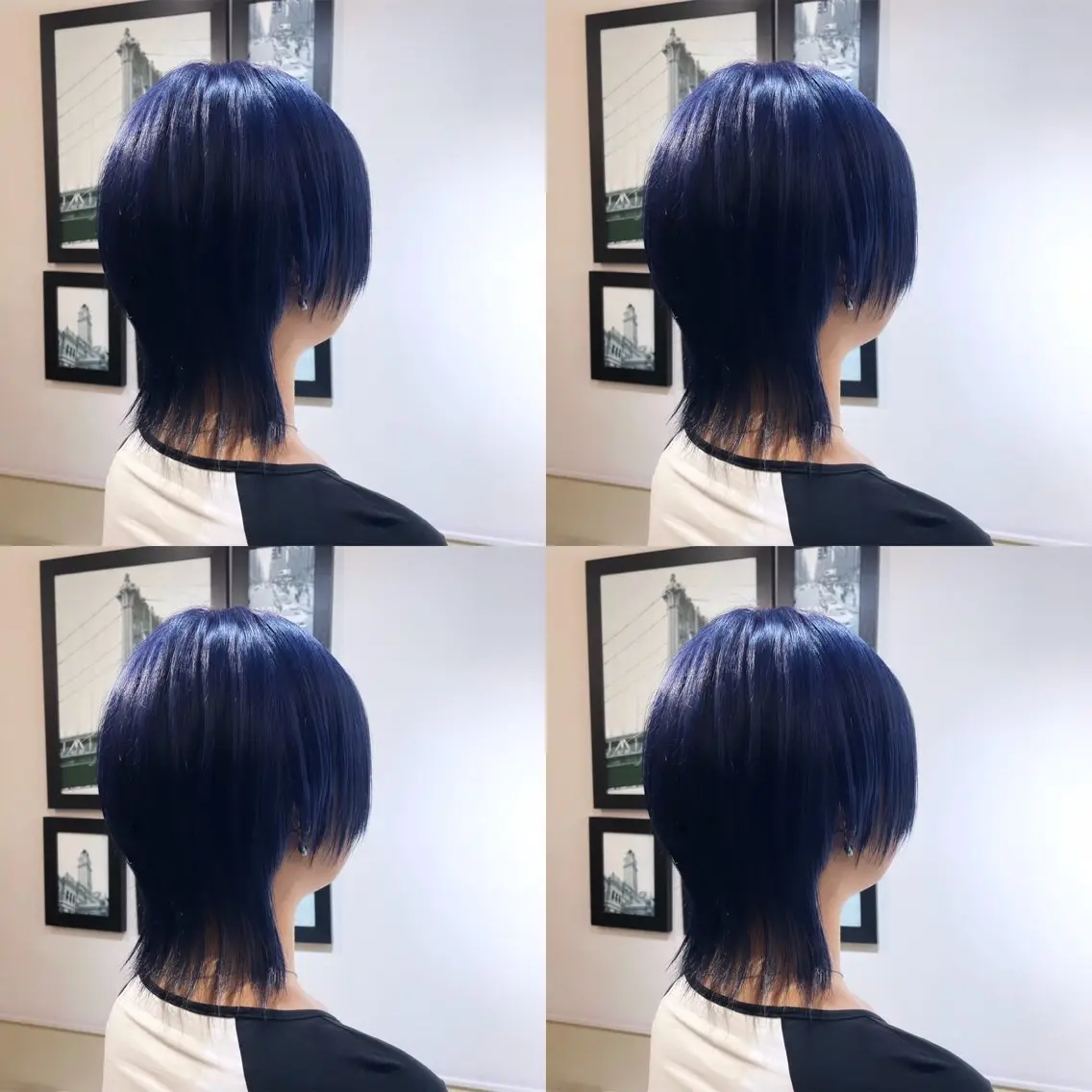 ショート カラー ネイビーカラー 🌟トップデザイナー 高橋🌟のヘアスタイル