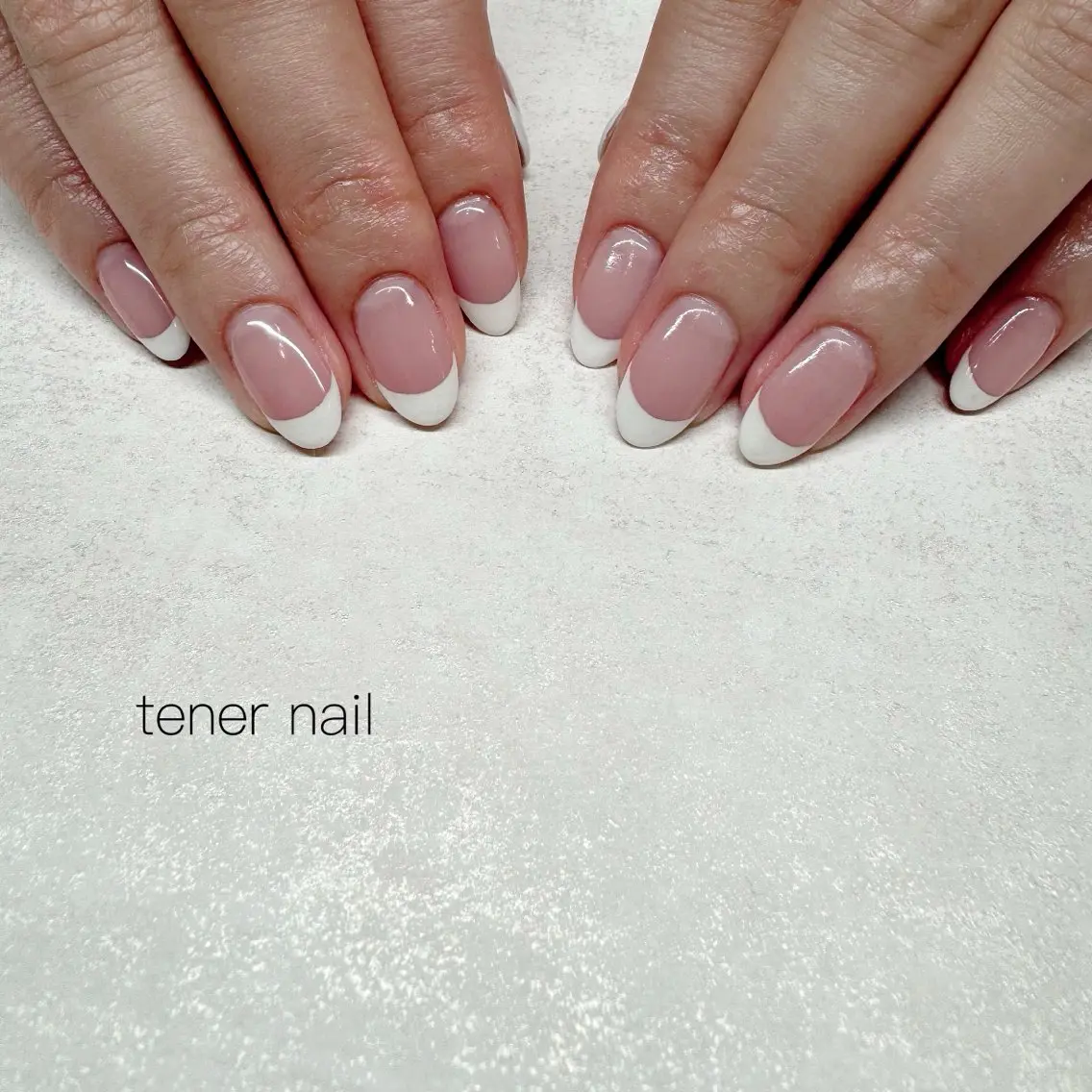 ネイル フレンチネイル ハンドネイル テネルネイル tener nailのネイルデザイン