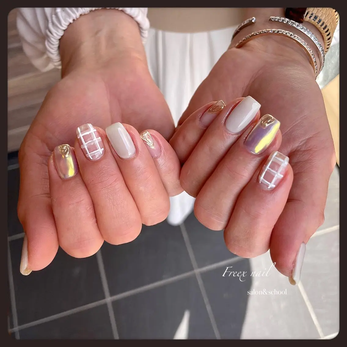 ネイル ハンドネイル ハンドケア freex nail /ニュアンス/個性派のネイルデザイン